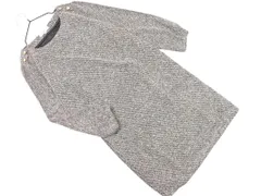 NATURAL BEAUTY BASIC ナチュラルビューティーベーシック Iライン ワンピース sizeS/白ｘ黒 ◇■ レディース