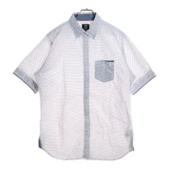 BEAMS HEART (ビームス ハート) ドット柄 半袖シャツ ホワイト 42-01-0048-147