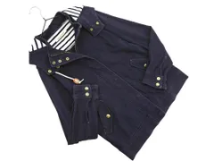 green label relaxing グリーンレーベルリラクシング ユナイテッドアローズ フード 付き ジャケット size40/紺 ◇■ レディース