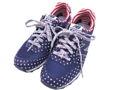 New Balance ニューバランス WR996FN 星柄 スニーカー size22ｃｍ/紺  ■■ レディース