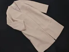 nano universe ナノユニバース ノーカラー コート sizeF/ピンク ◇■ レディース