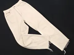 LOWRYS FARM ローリーズファーム カットオフ パンツ sizeM/アイボリー ■■ レディース
