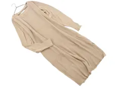 KBF ケービーエフ アーバンリサーチ リブ ニット ワンピース sizeONE/ベージュ ◇■ レディース