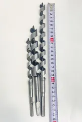 木工用ドリルビット 12mm 15mm 18mm 3本セット 大径 穴あけ工具 中古 現状渡し DIY TOOL-03