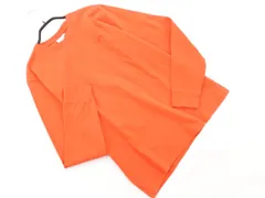 THE NORTH FACE ザノースフェイス 長袖 カットソー sizeM/オレンジ ◇■ メンズ