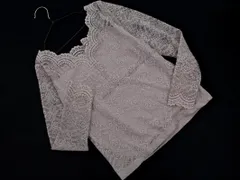 Rope Picnic ロペピクニック スカラップ 総レース カットソー size40/グレー ■◇ レディース