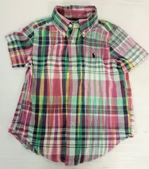 Ralph Lauren/ラルフローレン　チェック柄シャツ　サイズ2T【中古品】