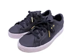 adidas アディダス CG6193 スリーク ローカット スニーカー size23/黒 ■■ レディース