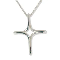 ティファニー 925 オープンクロス インフィニティ ペンダント/j161-33