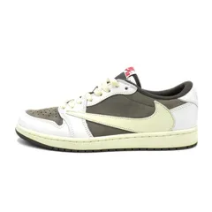ナイキ NIKE × トラヴィス スコット Travis Scott 【 AIR JORDAN 1 DM7866 162 】 エア ジョーダン 1 リバース モカ セイル スニーカー 47877