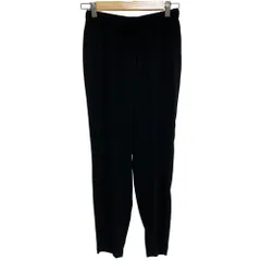 未使用 24SS Theory セオリー POWDER CREPE TREECA JOGGER イージーパンツ XS ブラック レディース 古着 中古 USED