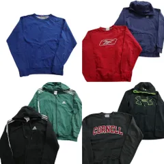 古着卸 まとめ売り スポーツブランドMIX スウェット 7枚セット (メンズ XS /S ) アディダス リーボック チャンピオン 中古 古着 ND8301