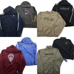 古着卸 まとめ売り スポーツブランドMIX スウェット 8枚セット (メンズ L ) アディダス プーマ フィラ リーボック 中古 古着 ND8431