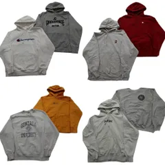 古着卸 まとめ売り チャンピオン Champion リバースウィーブ スウェット 8枚セット (メンズ L /XL ) 3段プリント カレッジ 中古古着 ND8478