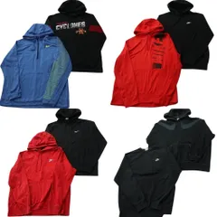 古着卸 まとめ売り ナイキ NIKE スウェット 8枚セット (メンズ L ) ワンポイント スウォッシュロゴ クルーネック 中古 古着 ND8595