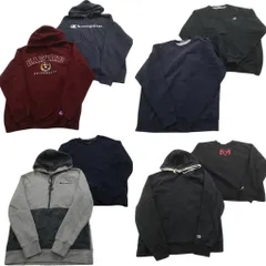 古着卸 まとめ売り チャンピオン Champion スウェット 8枚セット (メンズ L ) フーディー 前V ハーバード カレッジ 中古 古着 ND8633
