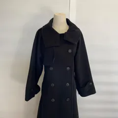 【Y-119】GRL ロングコート　ブラック　シンプル　ベーシック　きれいめ　フリーサイズ