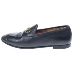 GUCCI (グッチ) ホースビット レザーローファー シューズ ブラック 482464