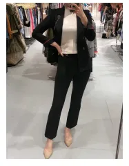 EGOIST エゴイスト ジャケット ブーツカットパンツ セットアップ ブラック 季節の変わり目用