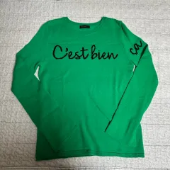 ベネトン グリーン ニット Tシャツ