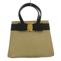 サルヴァトーレフェラガモ Salvatore Ferragamo ヴィンテージ ハンドバッグ 手提げ ヴァラ 緑 グリーン /FF ■GY47