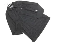 NIKE ナイキ ゴルフ 総柄 ポロシャツ sizeM/黒 ■◇ メンズ