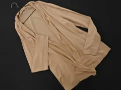 TRANS WORK トランスワーク ニット ショール カーディガン size40/ベージュ ◇■ レディースのサムネイル