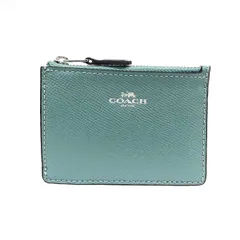 COACH コーチ キーリング付コインケース  レザー/    ターコイズブルー レディース / 240001187448