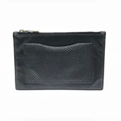 COACH コーチ キーリング付ウォレットポーチ  パンチング/レザー/    ブラック レディース / 240001187453