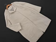 美品 ナノユニバース 2024 薄手 ドロスト フード付き ブルゾン 羽織 