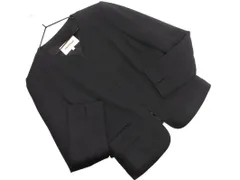 PAUL STUART ポールスチュアート ノーカラー ジャケット size6/黒 ■■ レディース