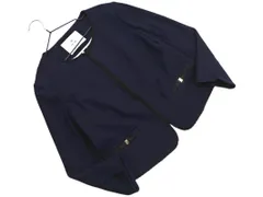 ef-de エフデ ノーカラー ジャケット size7/紺 ■◇ レディースのサムネイル