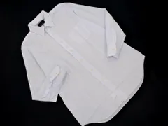 LANVIN ランバン ピンストライプ シャツ sizeLB/水色 ◇■ メンズのサムネイル