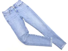 ZARA ザラ ストレッチカットオフ スキニー デニムパンツ size38/青 ■■ レディース