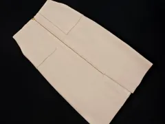 NOLLEY'S ノーリーズ ジップアップ スリット タイト スカート size38/アイボリー ◇■ レディース