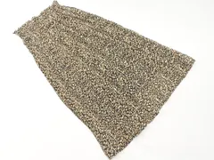 FREE'S MART フリーズマート シフォン 総柄 プリーツ スカート sizeF/黒 ■◇ レディース