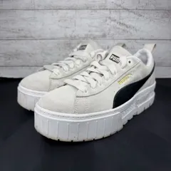 PUMA MAYZE WNS プーマ メイズ ウィメンズ ホワイト ブラック 白 黒 24.0cm レディース スニーカー 380784-02 L05349