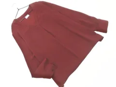 URBAN RESEARCH アーバンリサーチ Vネック タック ブラウス シャツ sizeOne/赤 ■◇ レディース