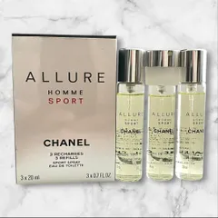 CHANEL アリュールオムスポーツ EDT リフィル 20ml×3本