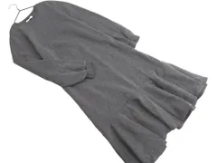 fifth フィフス 裏起毛 裾フレア ワンピース sizeS/グレー ◇■ レディース