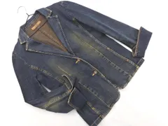 23区 USED加工 テーラード ジャケット size40/濃紺 ■◇ レディース
