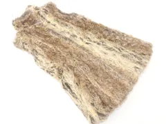 ZARA basic ザラ ベーシック フェイクファー ベスト sizeS/茶 ◇■ レディース