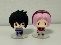 NARUTO -ナルト-、うちは サスケ、さくら チョコストラップリング フィギュア セット (まとめ売り)