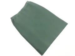 AS KNOW AS アズノゥアズ イージー ニット タイト スカート 緑 ■◇ レディース