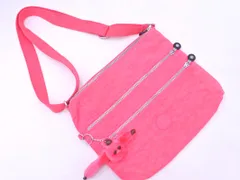 Kipling キプリング モンキーチャーム 付き ショルダー バッグ ピンク ■■ レディース