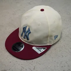 KEBOZ ケボズ 別注 NEW ERA ニューエラ 9FIFTY ニューヨーク ヤンキース ベースボール キャップ 帽子 クリームレッド 809N★4