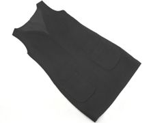 INED イネド ウール100% ジャンパー スカート size9/黒 ◇■ レディース