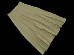 AND SEARCH アンドサーチ ニット ラメ ロング スカート sizeM/ライトグリーン ◇■ レディース