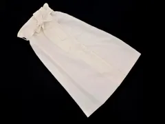 ROPE ロペ ラップ風 ウエストリボン スカート size36/オフホワイト ■■ レディース