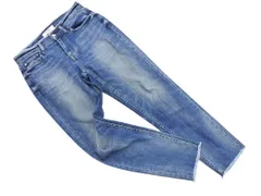 Healthy ヘルシー カットオフ デニムパンツ size22/青 ■■ レディース